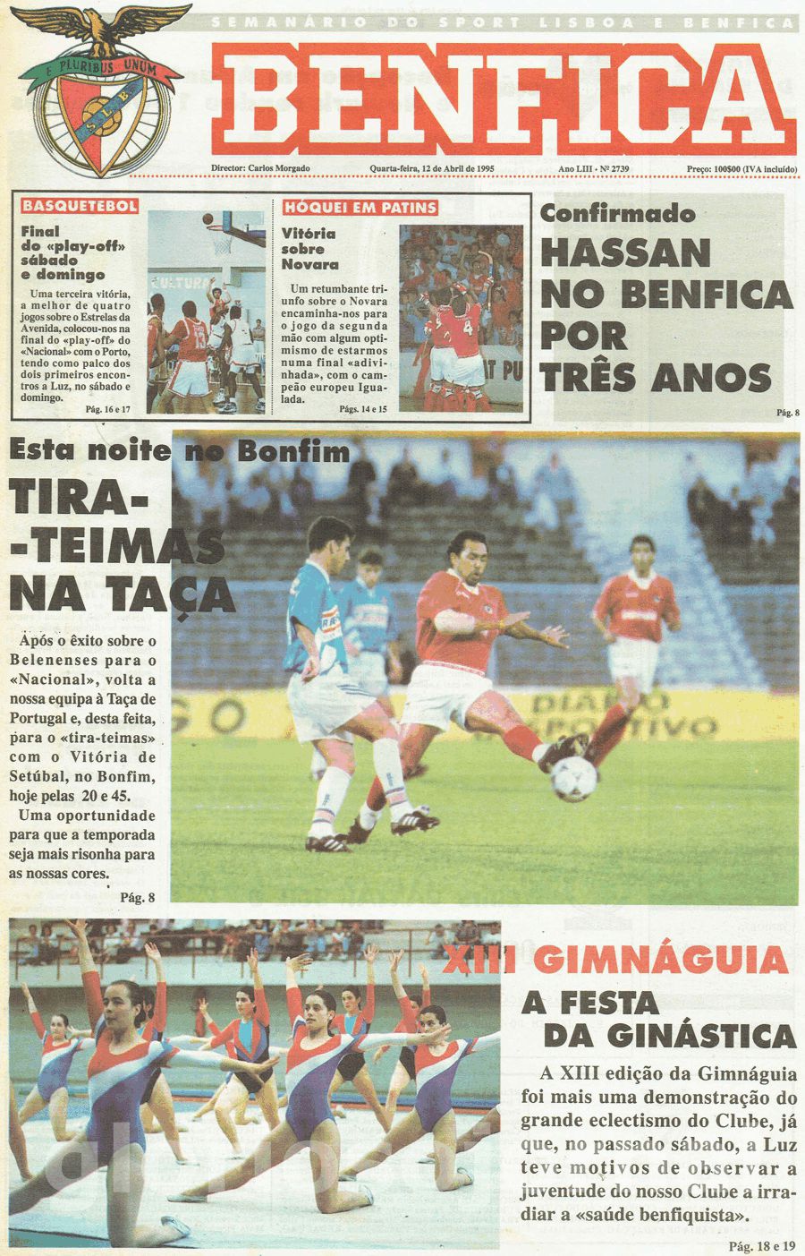 jornal o benfica 2739 1995-04-12